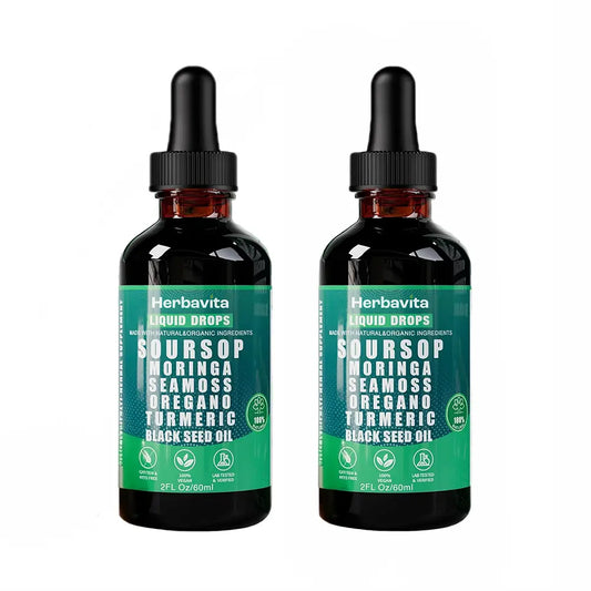 100% Organic 10-in-1 Soursop Extract Drops - Buy 1 Get 1 FREE