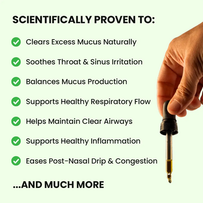 100% Organic 10-in-1 Mucus Cleanse Drops