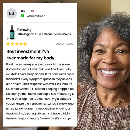 100% Organic 10-in-1 Mucus Cleanse Drops